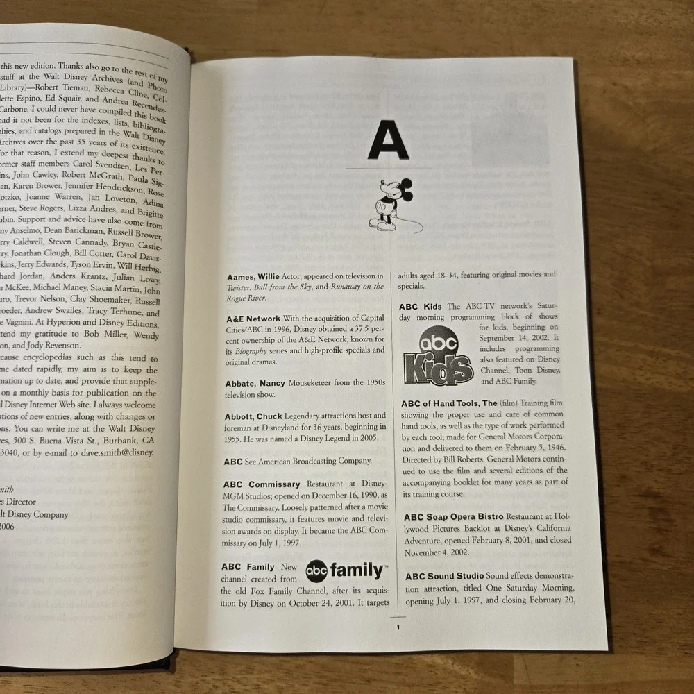Disney official encyclopedia